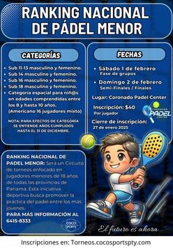 Cartel del torneo