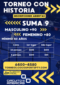 Cartel del torneo